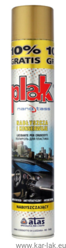 PLAK NANOTASS - nabłyszcza i konserwuje kokpit 750 ml