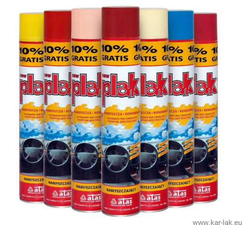 PLAK - nabłyszcza i konserwuje kokpit 750 ml 