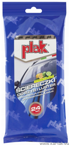 PLAK - ściereczki do szyb i LCD cytryna / limonka