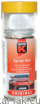 AUTO K lakier bazowy w sprayu / zaprawka z pędzelkiem i szpachelką 150 ml-FIAT 258A GINSTERGELB