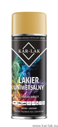 KAR-LAK LAKIERY UNIWERSALNE ALKIDOWE w sprayu 400 ml - kolory palety RAL