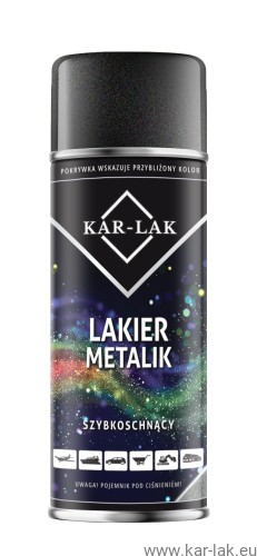 KAR-LAK LAKIERY METALICZNE W SPRAYU 400 ML
