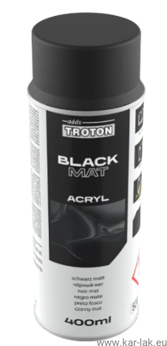 TROTON CZARNY MAT I POŁYSK SPRAY 400 ML
